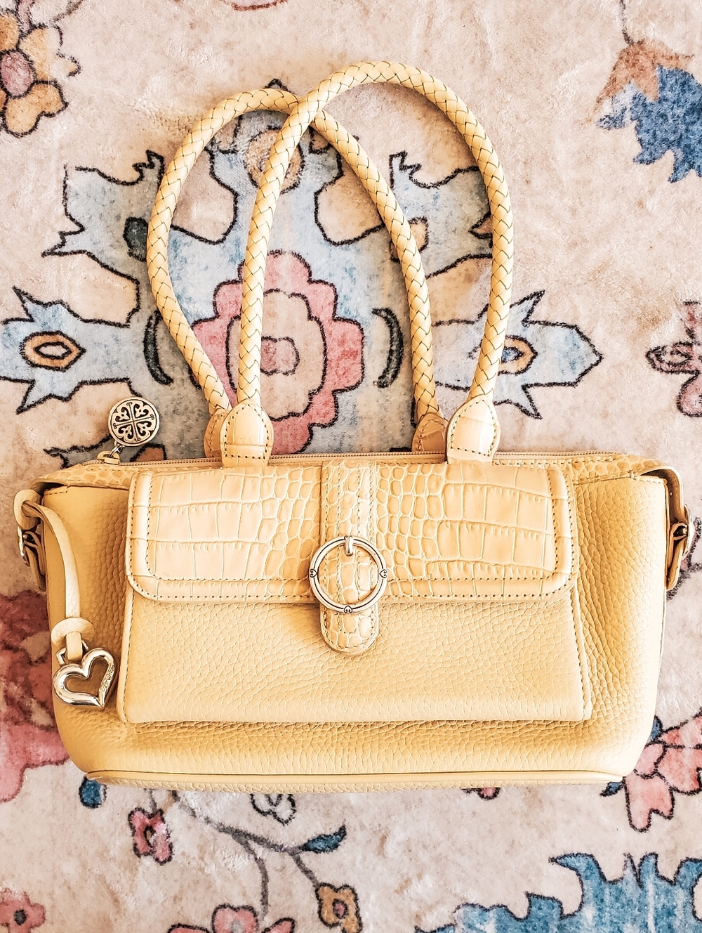 Brighton Tan Leather Small Shoulder Bag